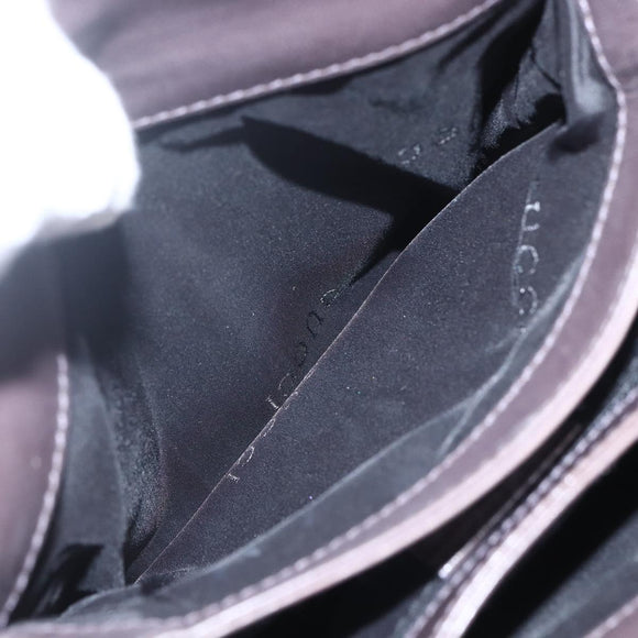 GUCCI Shoulder Bag Leather Brown 007 2014 3444 Auth 159973