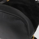 GUCCI Bamboo Backpack Suede Black Gold 003 2855 0043 0 Auth 159977-11