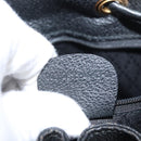 GUCCI Bamboo Backpack Suede Black Gold 003 2855 0043 0 Auth 159977-23