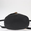 GUCCI Bamboo Backpack Suede Black Gold 003 2855 0043 0 Auth 159977-9