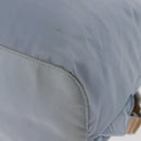 PRADA Backpack Nylon Light Blue Silver Auth 159978-20