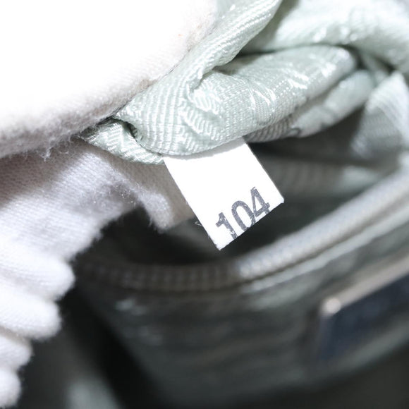 PRADA Backpack Nylon Light Blue Silver Auth 159978