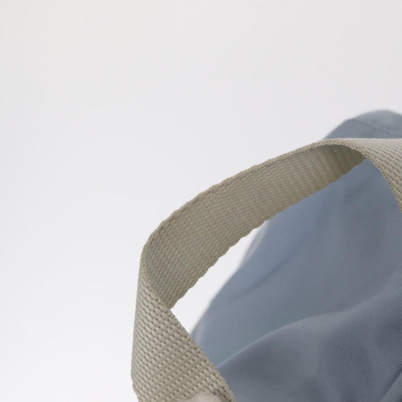 PRADA Backpack Nylon Light Blue Silver Auth 159978