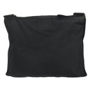 PRADA Shoulder Bag Nylon Silver Black Auth 159980-2