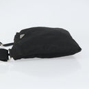 PRADA Shoulder Bag Nylon Silver Black Auth 159980-4