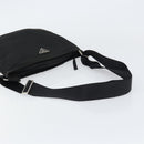 PRADA Shoulder Bag Nylon Silver Black Auth 159980-7