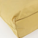 PRADA Hand Bag Nylon Yellow Auth 159981-16