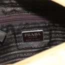 PRADA Hand Bag Nylon Yellow Auth 159981-18