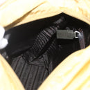 PRADA Hand Bag Nylon Yellow Auth 159981-21