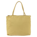 PRADA Hand Bag Nylon Yellow Auth 159981-2