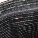 PRADA Hand Bag Safiano leather White Silver Auth 159983-18