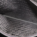 PRADA Hand Bag Safiano leather White Silver Auth 159983-22