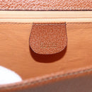 GUCCI Bamboo Shoulder Bag Leather Brown Gold Auth 159984-17