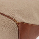 FENDI Tote Bag Canvas Beige Gold Auth 159993-16