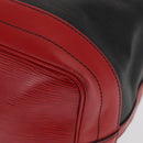 LOUIS VUITTON Epi Noe Shoulder Bag Bicolor Black Red M44017 LV Auth 159997-16