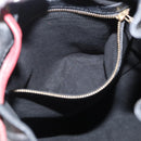 LOUIS VUITTON Epi Noe Shoulder Bag Bicolor Black Red M44017 LV Auth 159997-21