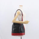 LOUIS VUITTON Epi Noe Shoulder Bag Bicolor Black Red M44017 LV Auth 159997-22