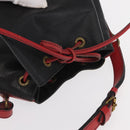 LOUIS VUITTON Epi Noe Shoulder Bag Bicolor Black Red M44017 LV Auth 159997-6