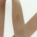 PRADA Backpack Nylon Beige Silver Auth 159998-9