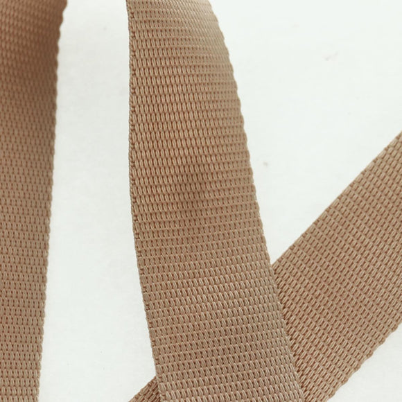 PRADA Backpack Nylon Beige Silver Auth 159998