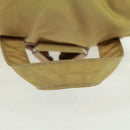 PRADA Backpack Nylon Beige Silver Auth 159998-7