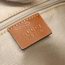 GUCCI GG Canvas Sherry Line Tote Bag Beige Gold 211971 Auth 160002-17