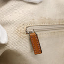 GUCCI GG Canvas Sherry Line Tote Bag Beige Gold 211971 Auth 160002-18
