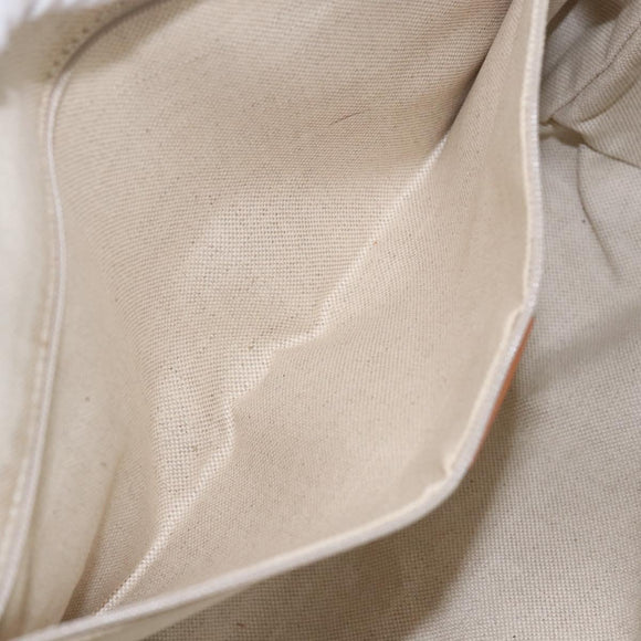 GUCCI GG Canvas Sherry Line Tote Bag Beige Gold 211971 Auth 160002