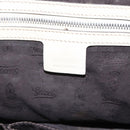 GUCCI GG Canvas GG Twins Hand Bag Beige Silver 232963 Auth 160004-17