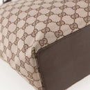 GUCCI GG Canvas Tote Bag Beige Gold 002 1098 Auth 160009-16