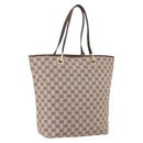 GUCCI GG Canvas Tote Bag Beige Gold 002 1098 Auth 160009-1
