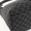 GUCCI Shoulder Bag Nylon Black Silver 001 3380 Auth 160010-14