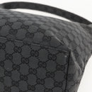 GUCCI Shoulder Bag Nylon Black Silver 001 3380 Auth 160010-15