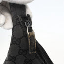 GUCCI Shoulder Bag Nylon Black Silver 001 3380 Auth 160010-10