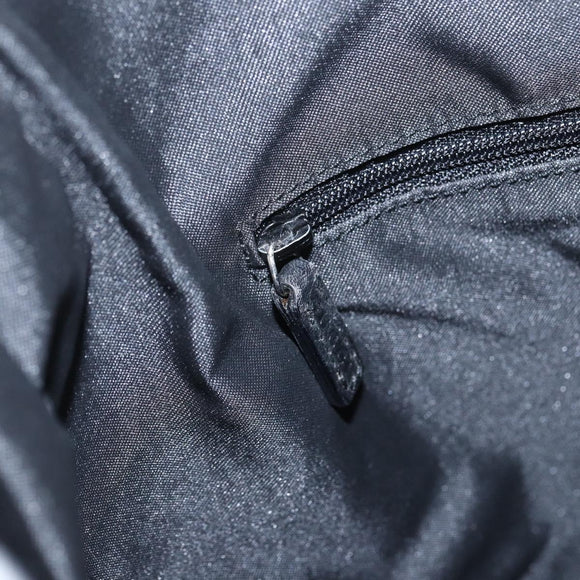 GUCCI Shoulder Bag Nylon Black Silver 001 3380 Auth 160010