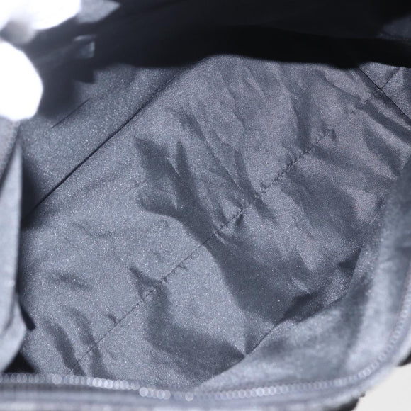 GUCCI Shoulder Bag Nylon Black Silver 001 3380 Auth 160010