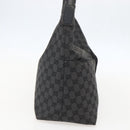 GUCCI Shoulder Bag Nylon Black Silver 001 3380 Auth 160010-3
