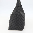 GUCCI Shoulder Bag Nylon Black Silver 001 3380 Auth 160010-4