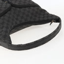 GUCCI Shoulder Bag Nylon Black Silver 001 3380 Auth 160010-7