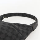 GUCCI Shoulder Bag Nylon Black Silver 001 3380 Auth 160010-8