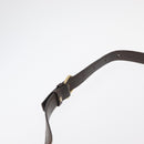 CELINE C Macadam Canvas Shoulder Bag Brown Gold Auth 160013-8