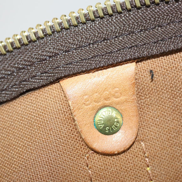 LOUIS VUITTON Monogram Keepall 55 Boston Bag M41424 LV Auth 160016