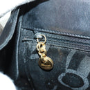 Salvatore Ferragamo Gancini Shoulder Bag Leather Black Gold Auth 160020-21