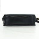 Salvatore Ferragamo Gancini Shoulder Bag Leather Black Gold Auth 160020-5