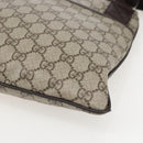 GUCCI GG Supreme Shoulder Bag PVC Beige Silver 141626 Auth 160022-10