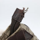 GUCCI GG Supreme Shoulder Bag PVC Beige Silver 141626 Auth 160022-14