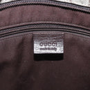 GUCCI GG Supreme Shoulder Bag PVC Beige Silver 141626 Auth 160022-16