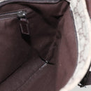 GUCCI GG Supreme Shoulder Bag PVC Beige Silver 141626 Auth 160022-19