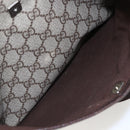 GUCCI GG Supreme Shoulder Bag PVC Beige Silver 141626 Auth 160022-22