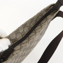 GUCCI GG Supreme Shoulder Bag PVC Beige Silver 141626 Auth 160022-6